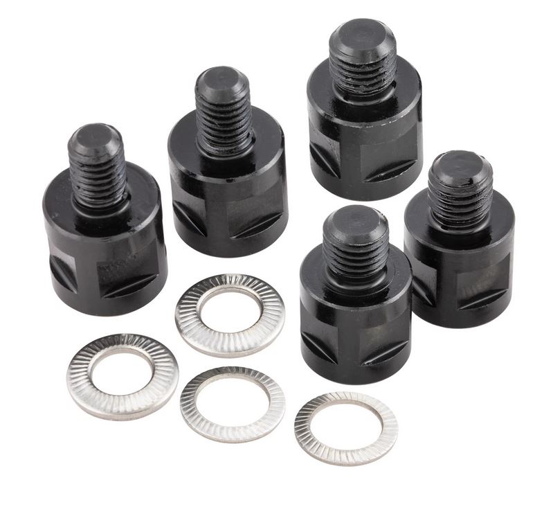 Spiegeladapter RIZOMA "Direct Mount" für Vespa, schwarz eloxiert