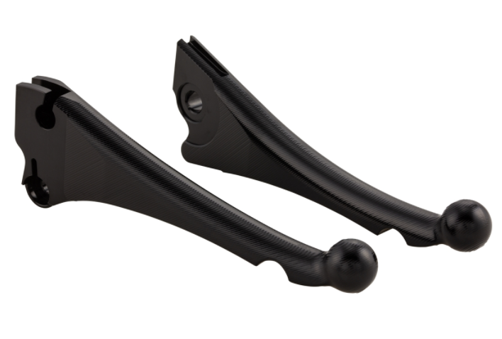 Sporthebel Set Bremse "Shorty 3D" links/rechts für Vespa LX/​LXV/​S/​Primavera/​Sprint, schwarz