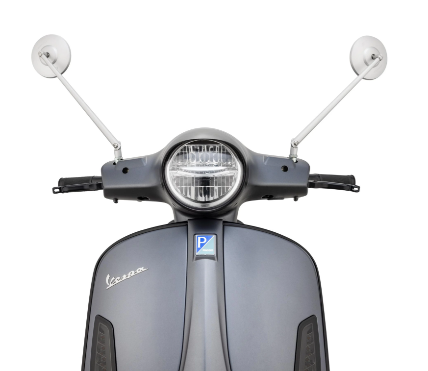 Standard Spiegel links oder rechts für Vespa ​PX 125-200ccm, aluminium matt