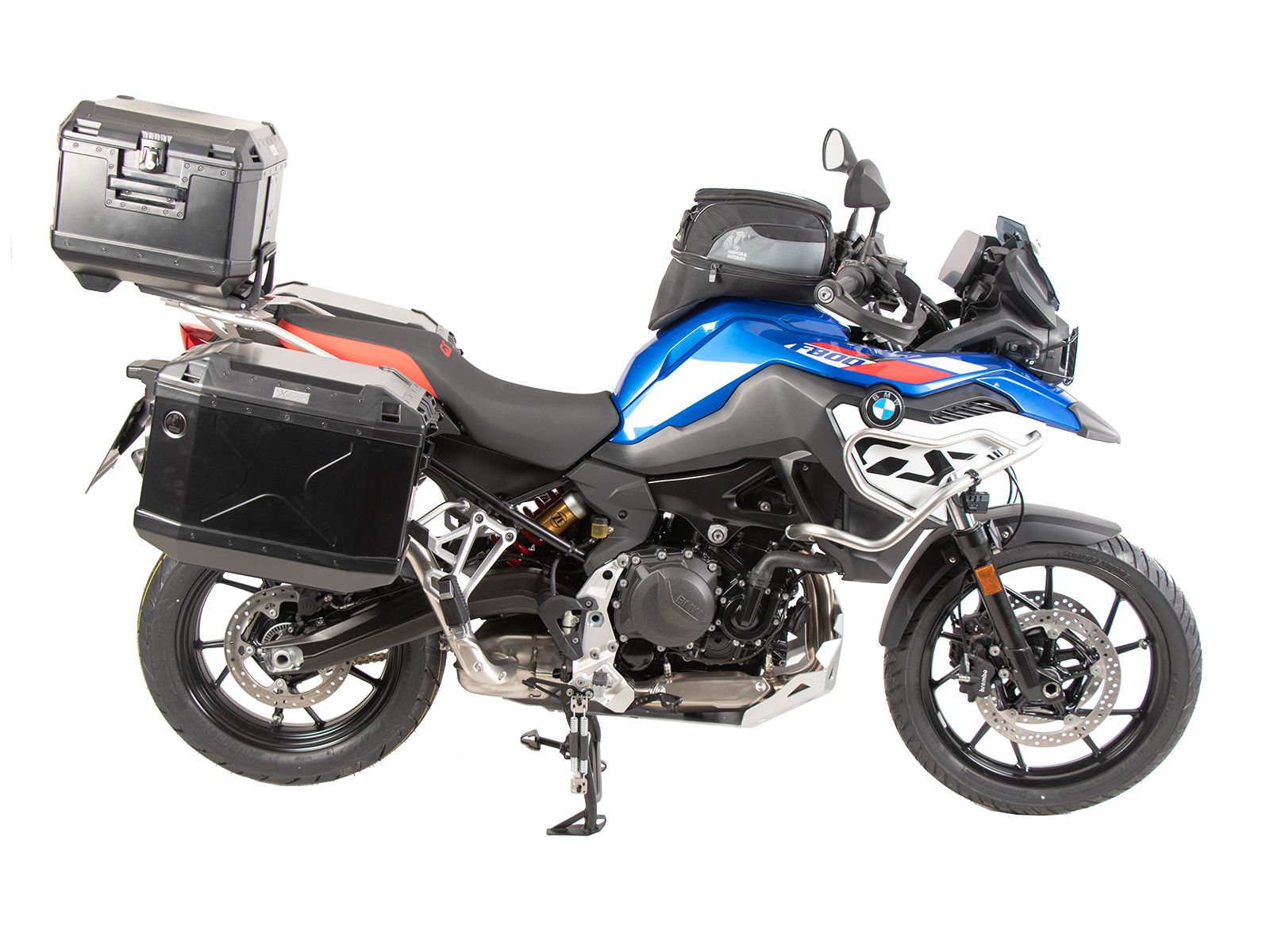 Easyrack Topcaseträger schwarz für original Edelstahlbrücke für BMW F 800 GS (24-)
