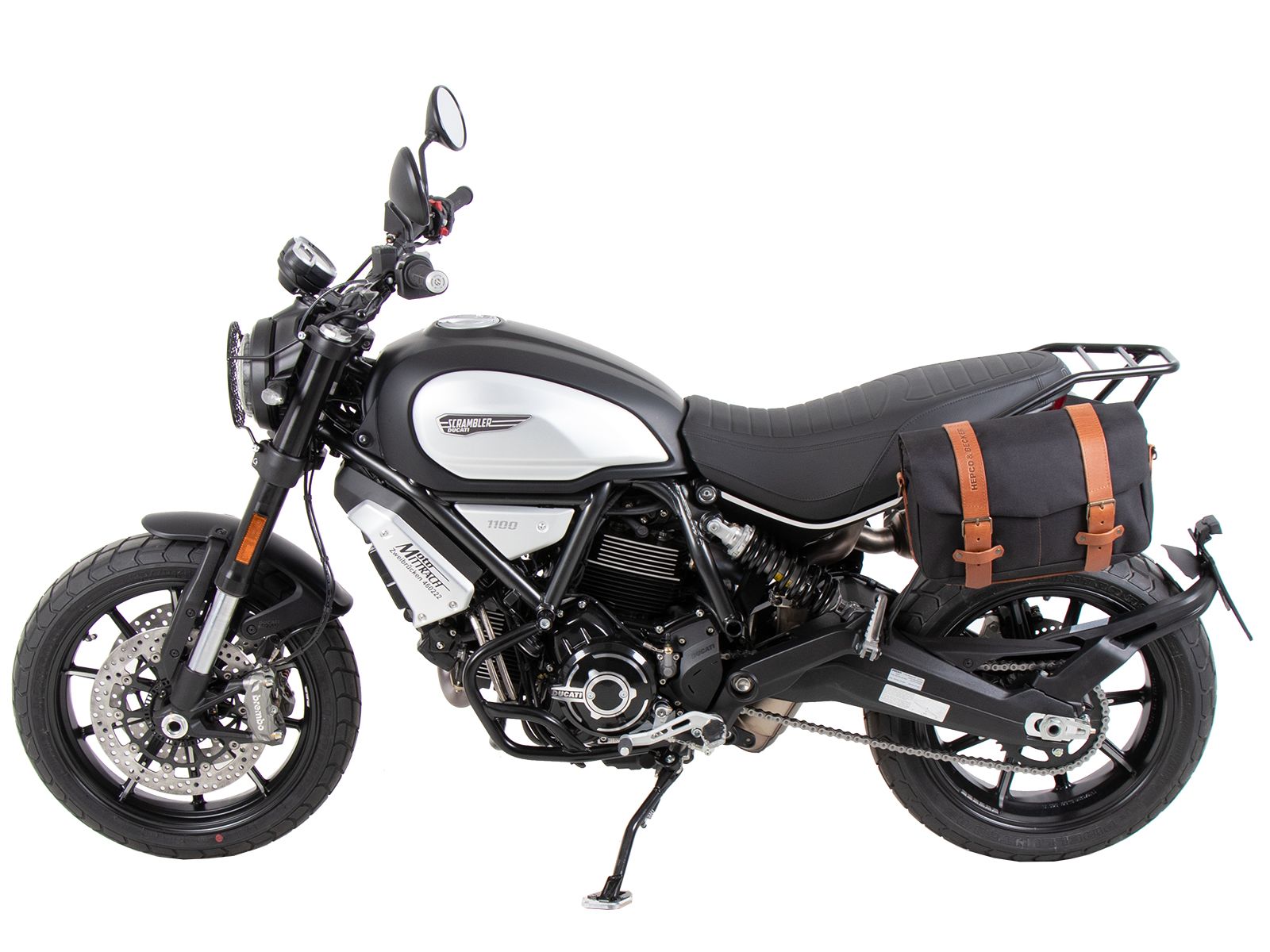 C-Bow Seitenträger links für Ducati Scrambler 1100 Dark Pro /Pro /Sport Pro (21-24) Hepco & Becker