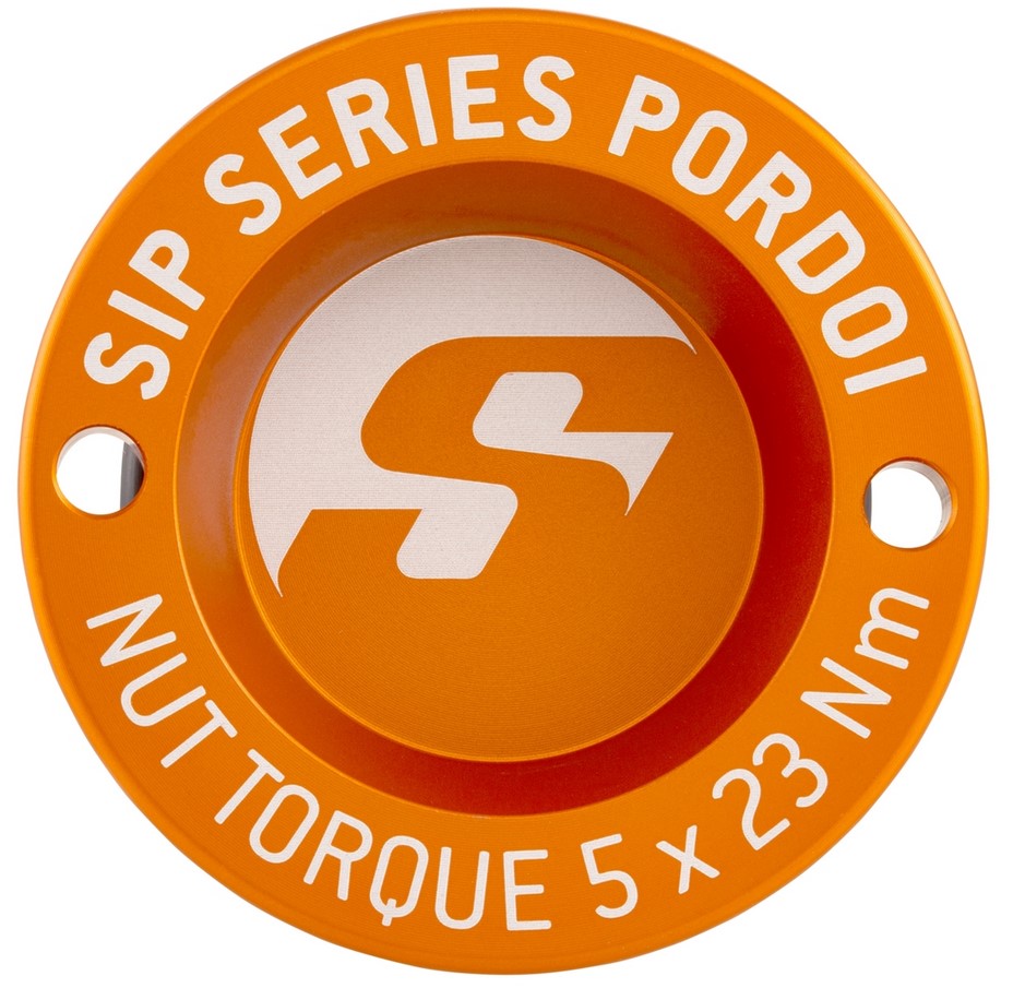 Staubschutzkappe 12" Felge vorne für Vespa GTS/​GTS Super/​GTV/​GT 125-300ccm, orange matt
