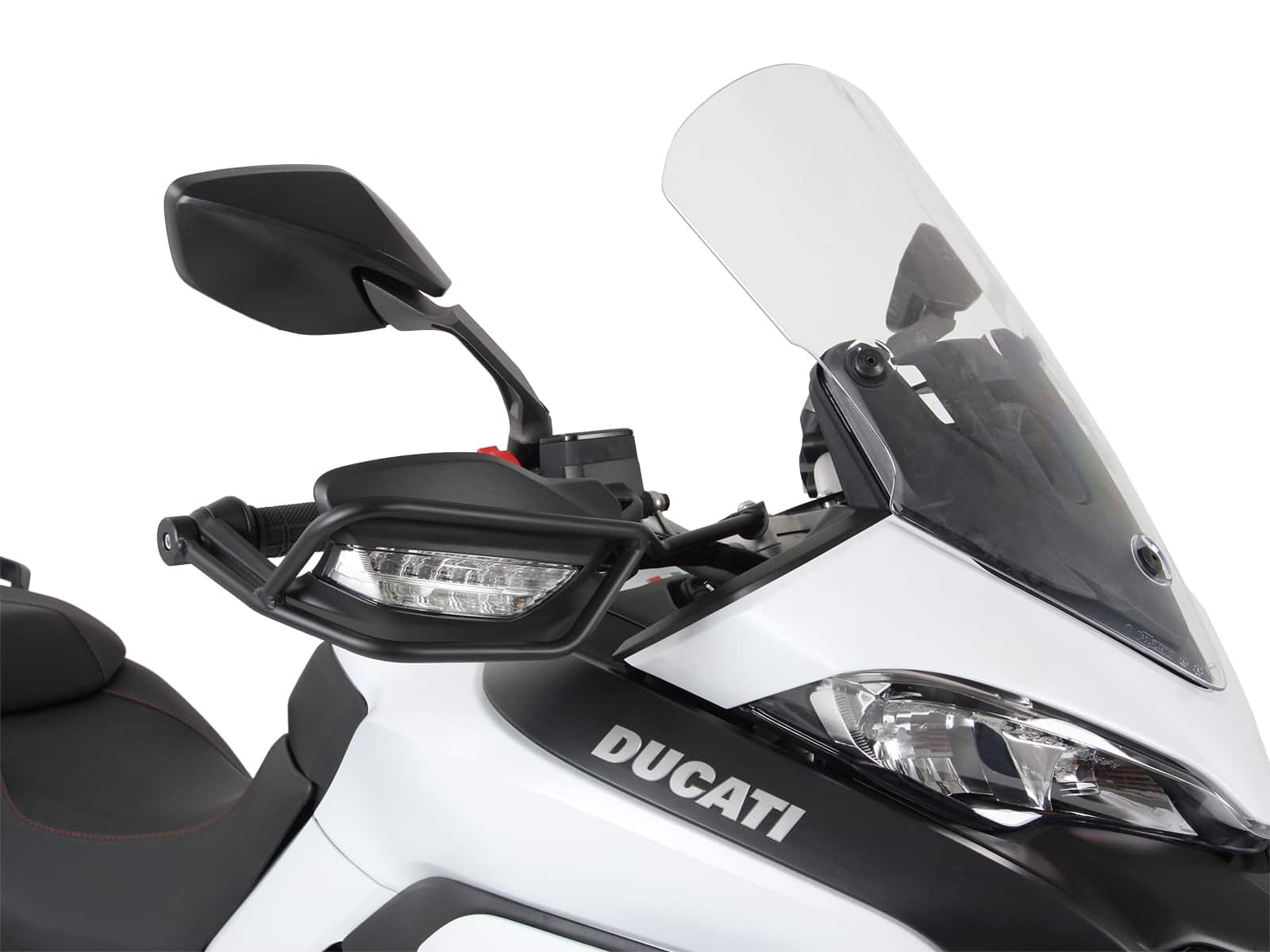 Griffschutz Set schwarz für Ducati Multistrada 1200 Enduro (16-18) Hepco & Becker