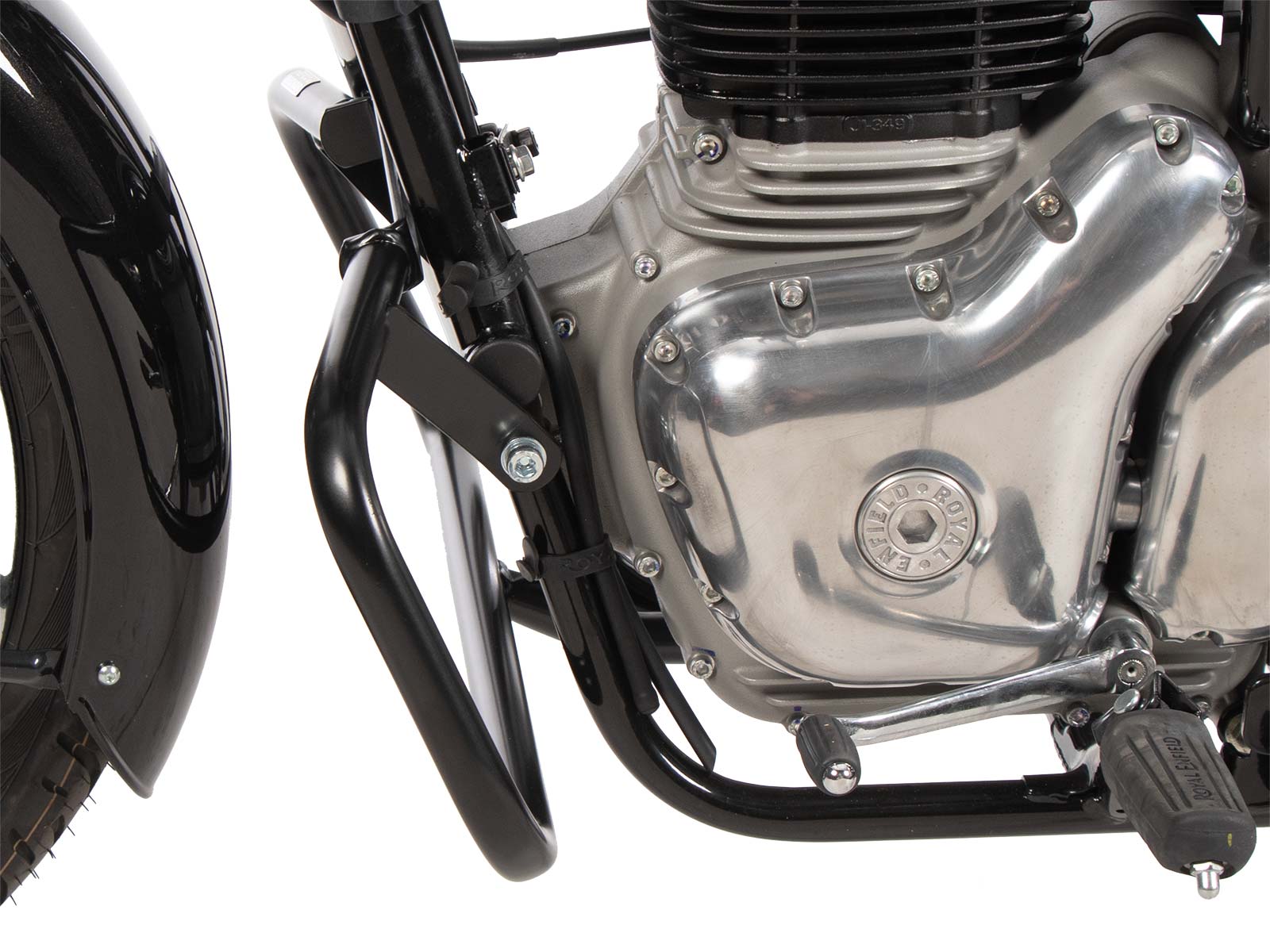 Motorschutzbügel schwarz für Royal Enfield Bullet 350 (24-) Hepco & Becker