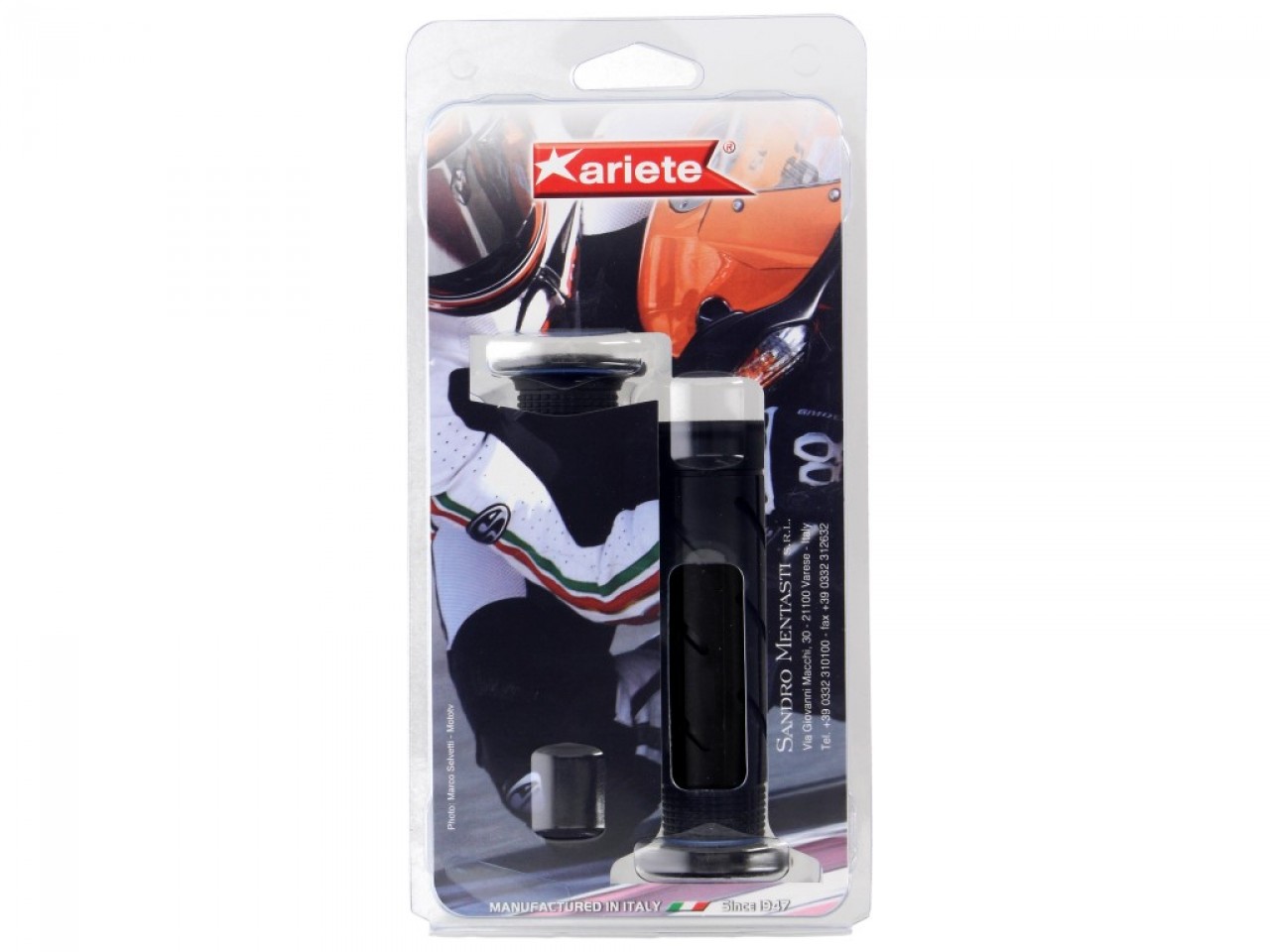 ariete Griffgummisatz geschlossen, Länge: 120 mm, schwarz, Super Soft