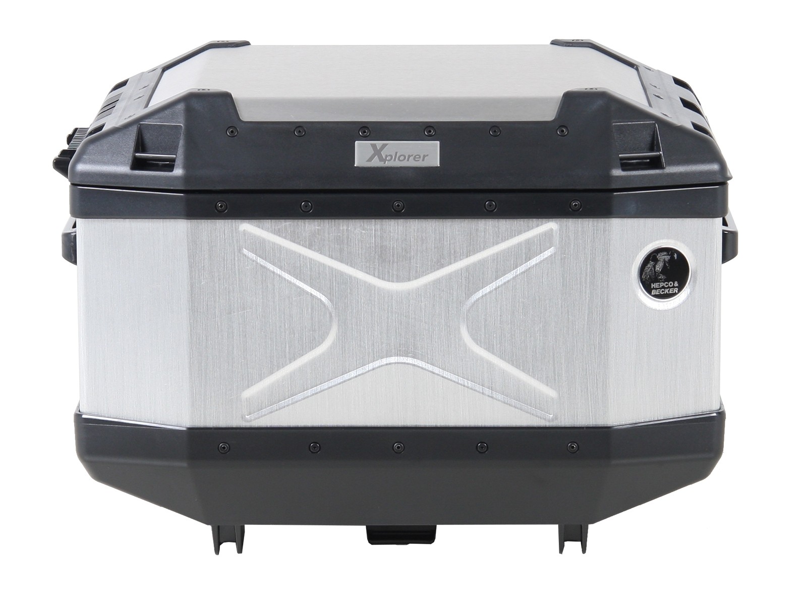 Topcase Alu Xplorer 45 silber Hepco & Becker