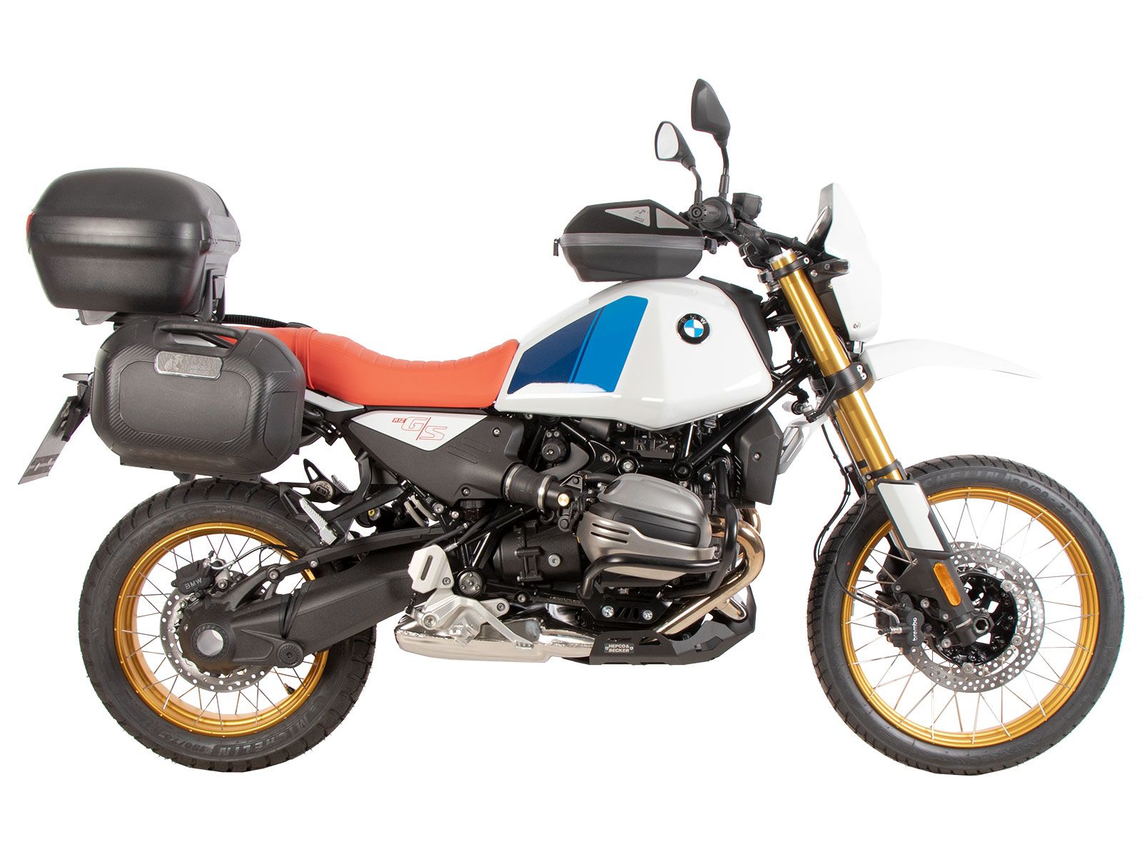 Alurack Topcase-Träger schwarz für BMW R 12 G/S (25-) Hepco & Becker