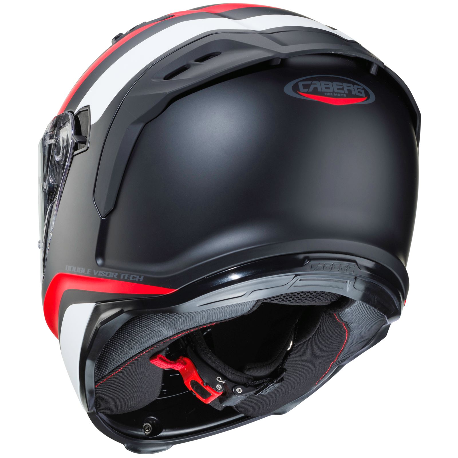 Caberg Helm Avalon Blast, matt-schwarz/weiß-rot