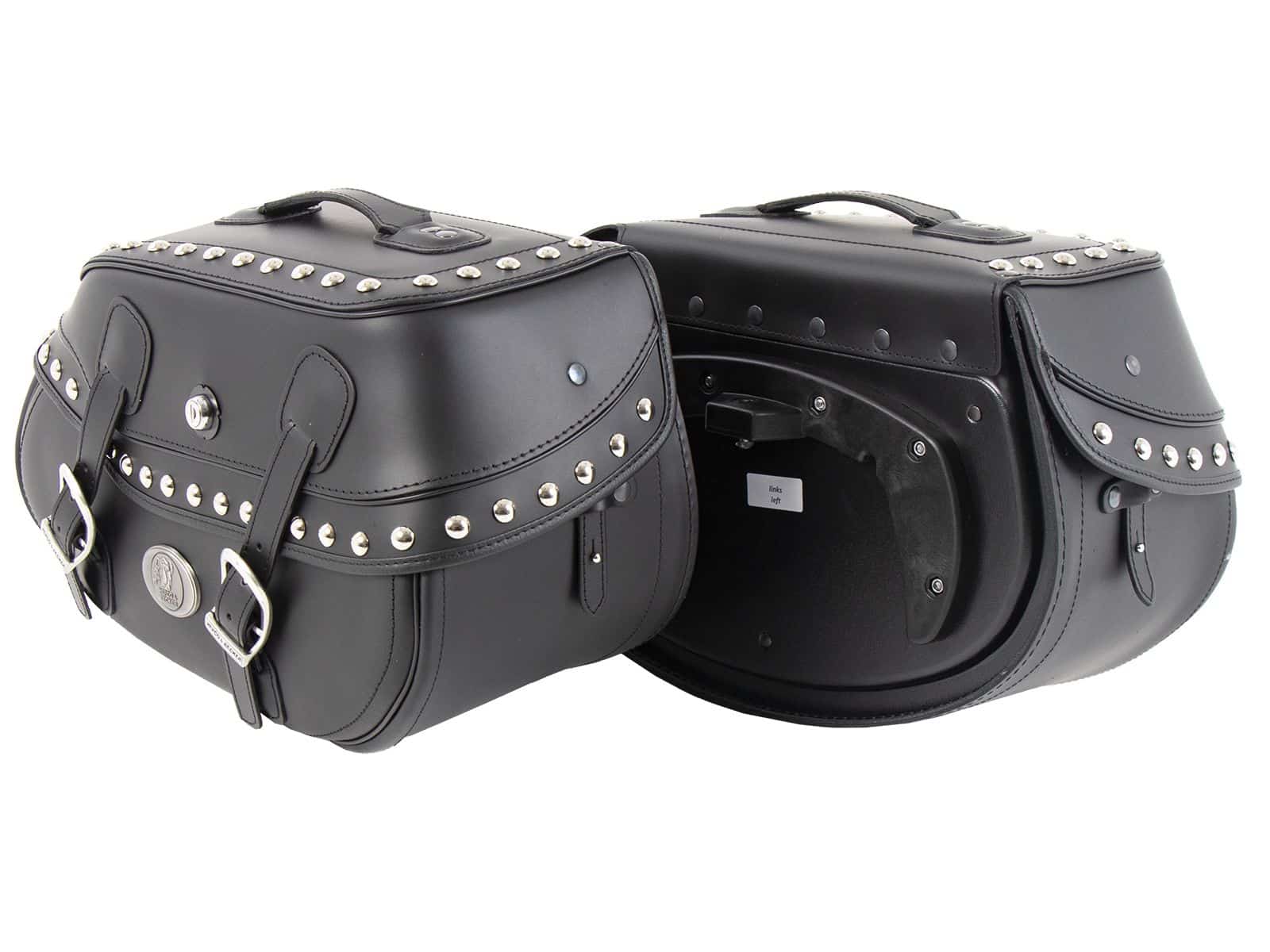 Satteltaschensatz Buffalo Big Custom schwarz für C-Bow Träger Hepco & Becker