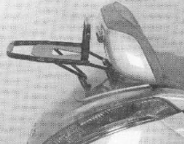 Rohrgepäckbrücke Topcase-Träger silber für Aprilia Atlantic 500 (02-05) Hepco & Becker