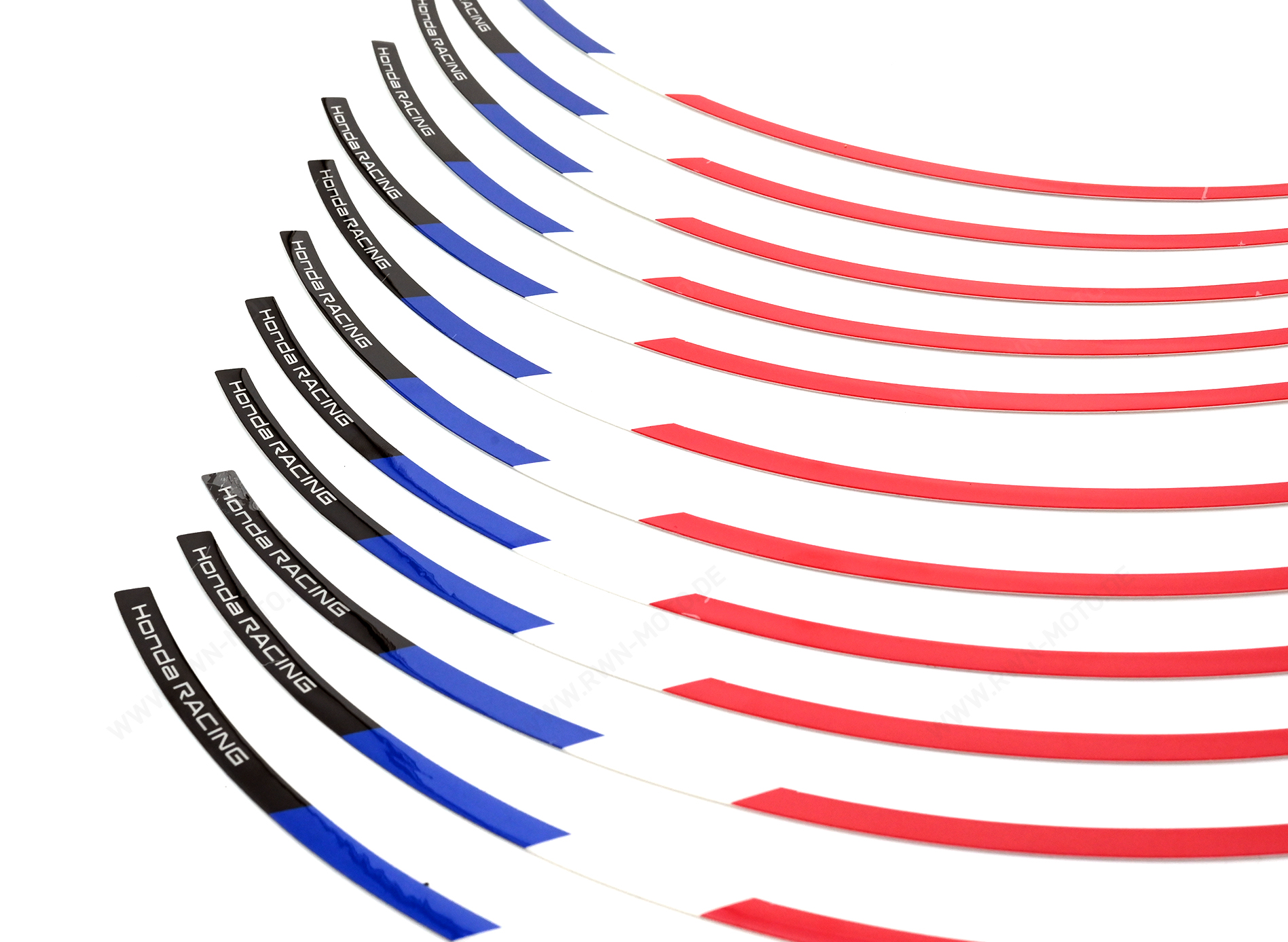 Felgenrandaufkleber "Tri-Colour" für Honda CBR 600 RR (24-) Original