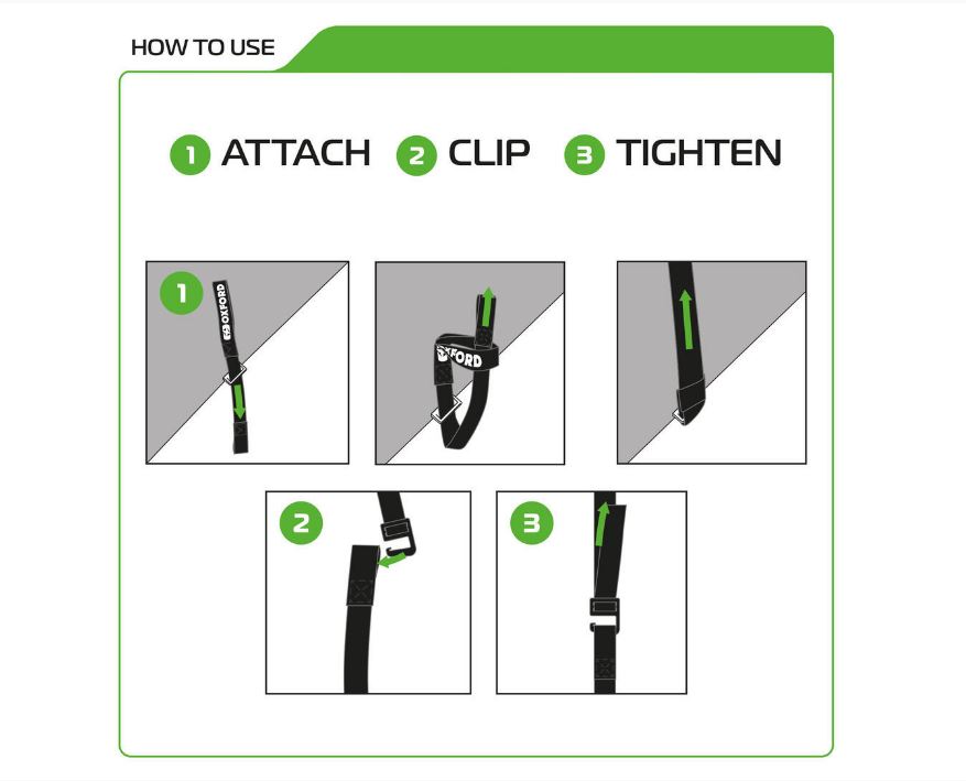 Atlas G-Hook, Spanngurtset 17mm x 2m, schwarz