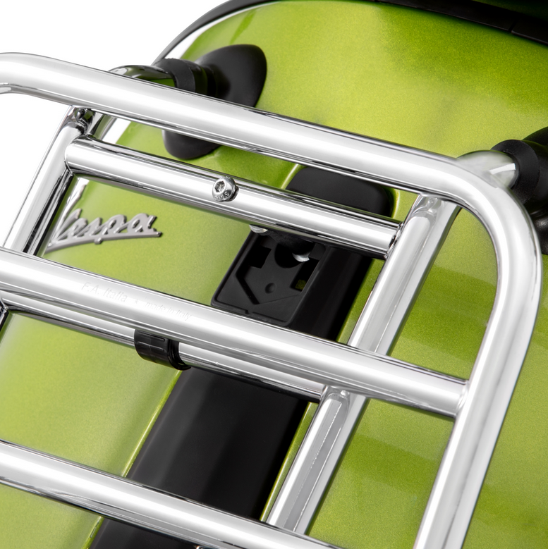 Gepäckträger vorne für Vespa Primavera /​Sprint /​Elettrica 50-150ccm, klappbar, chrom