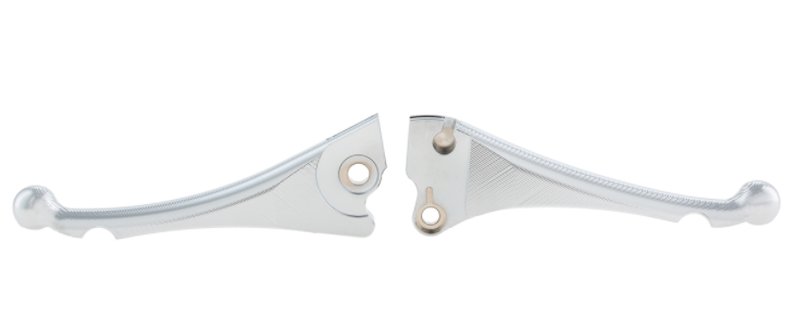 Sporthebel Set Bremse "Shorty 3D" links/rechts für Vespa LX/​LXV/​S/​Primavera/​Sprint, chrom