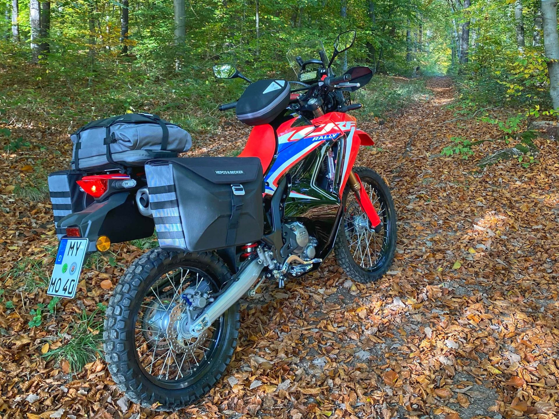 C-Bow Seitenträger schwarz für Honda CRF 300 Rally (21-) Hepco & Becker