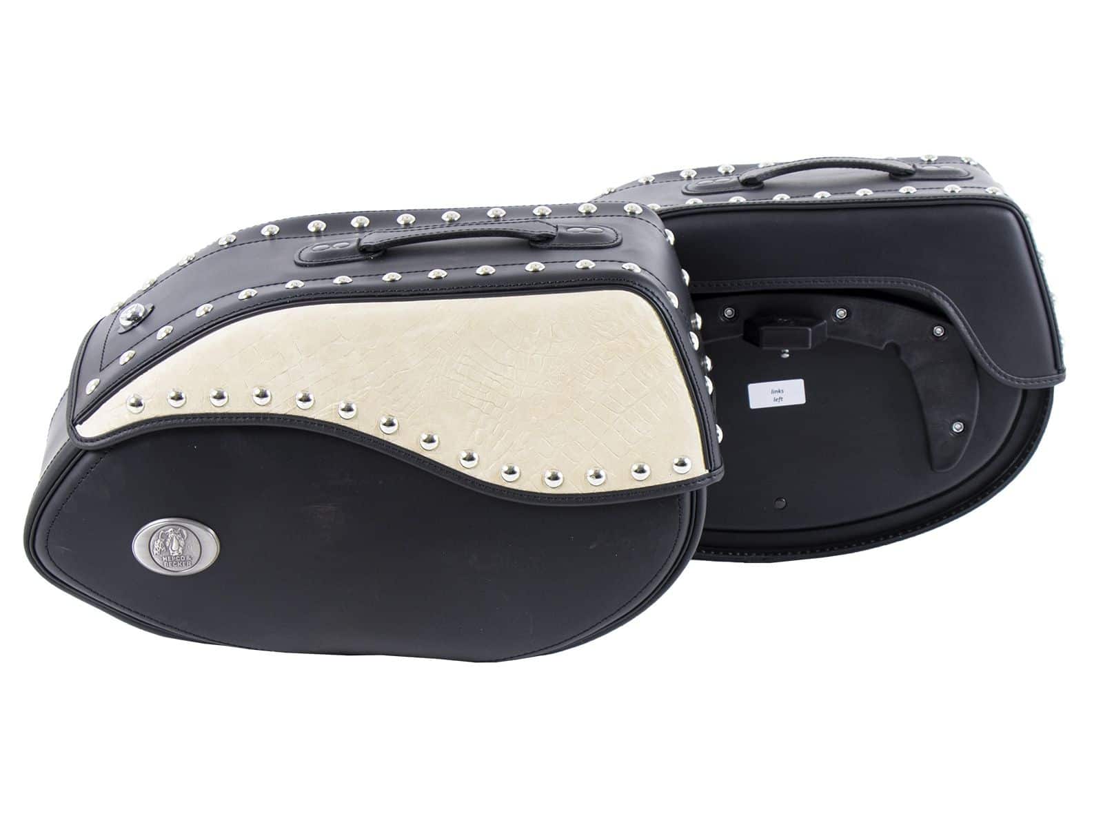 Satteltaschensatz Ivory für C-Bow Träger Hepco & Becker