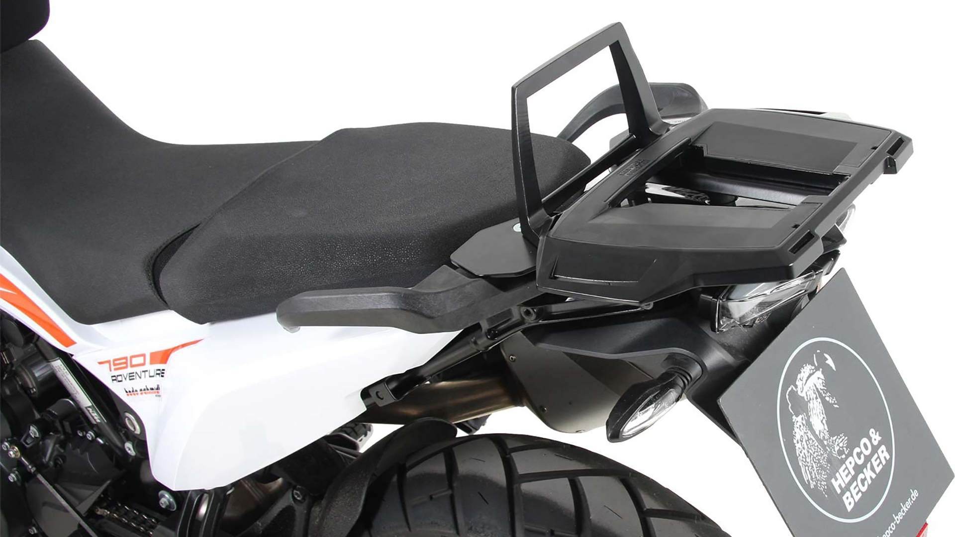 Alurack Topcase-Träger für Originalgepäckbrücke KTM 890 Adventure (21-) Hepco & Becker