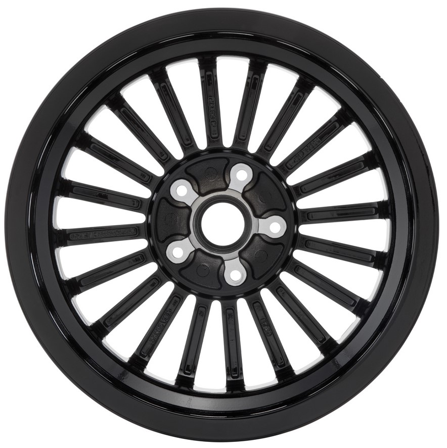 Felge vorne/hinten für Vespa GTS/​GTS Super/​GTV/​GT 60/​GT/​GT L 125-300ccm, schwarz glänzend