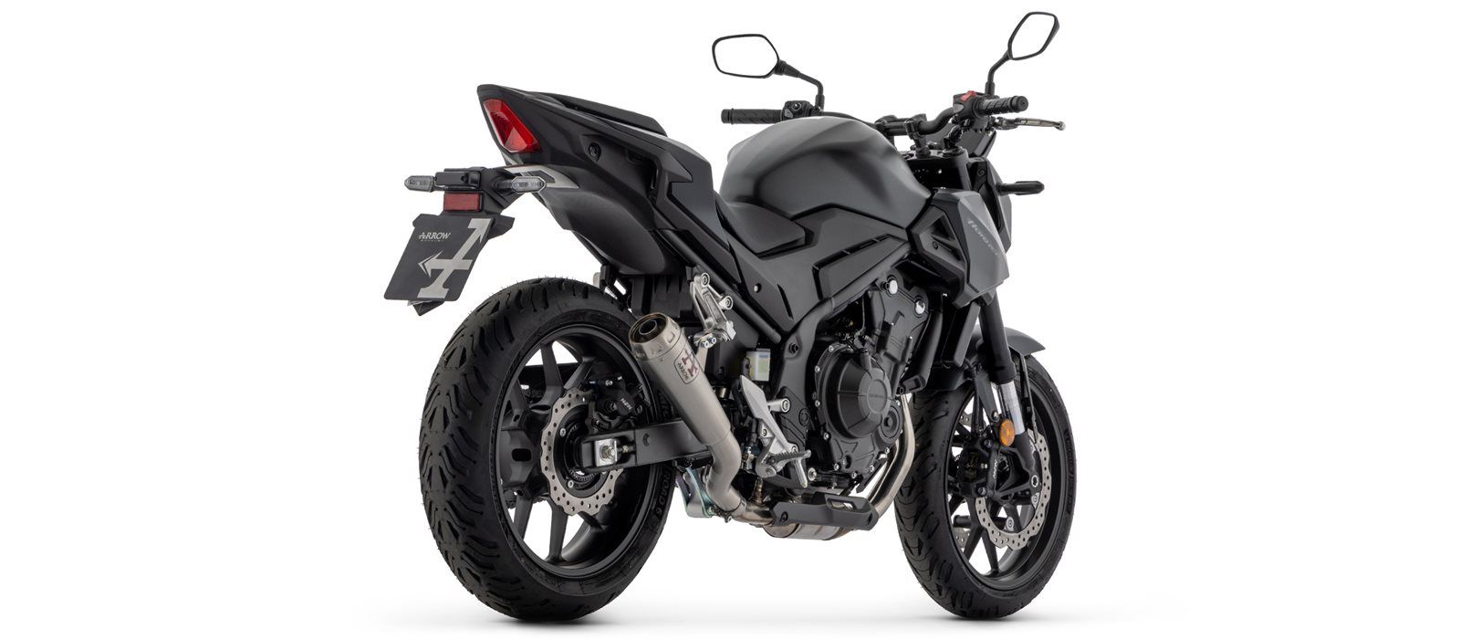 ARROW Auspuff PRO RACE NiChrome für Honda NX 500 / CB 500 Hornet (24-)