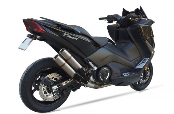 IXIL L5X HYPERLOW Komplettanlage Yamaha  T-Max DX / SX (Bj.17-), Edelstahl, E-geprüft, Euro4
