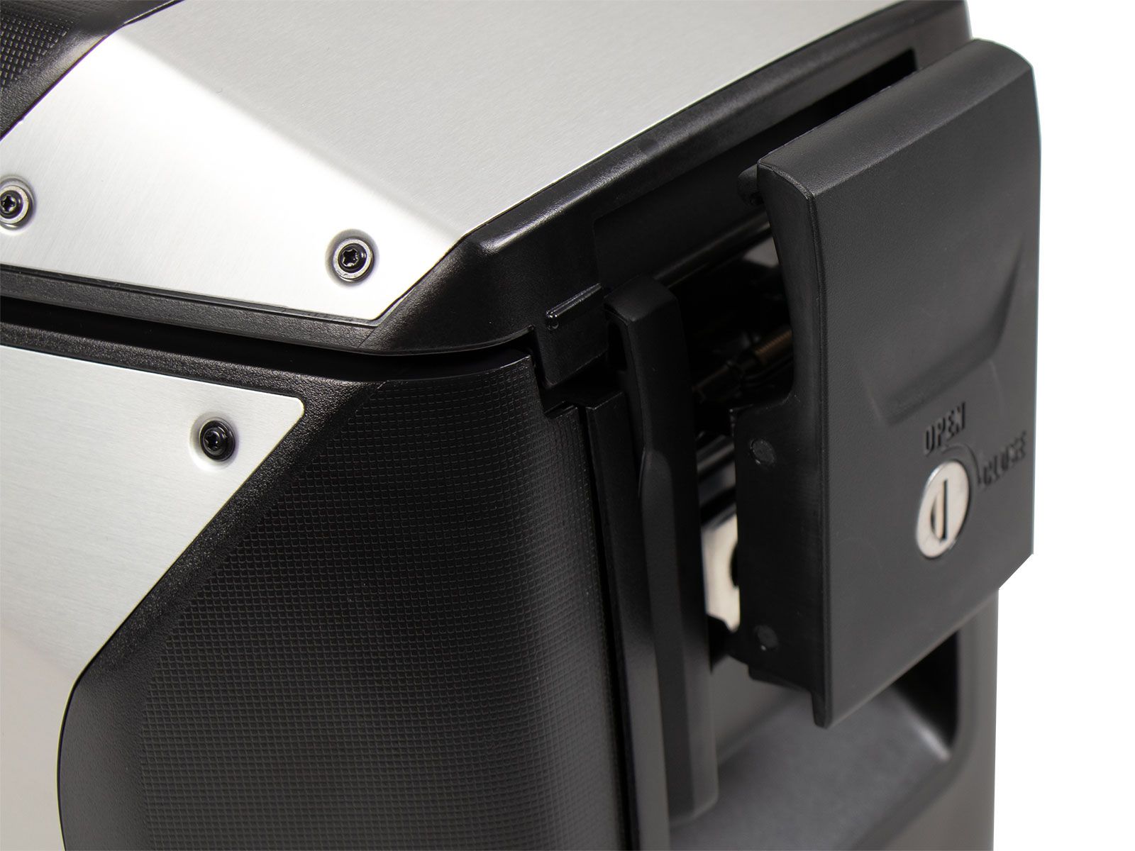 Xcore Seitenkoffer silber für C-Bow Halter Hepco & Becker