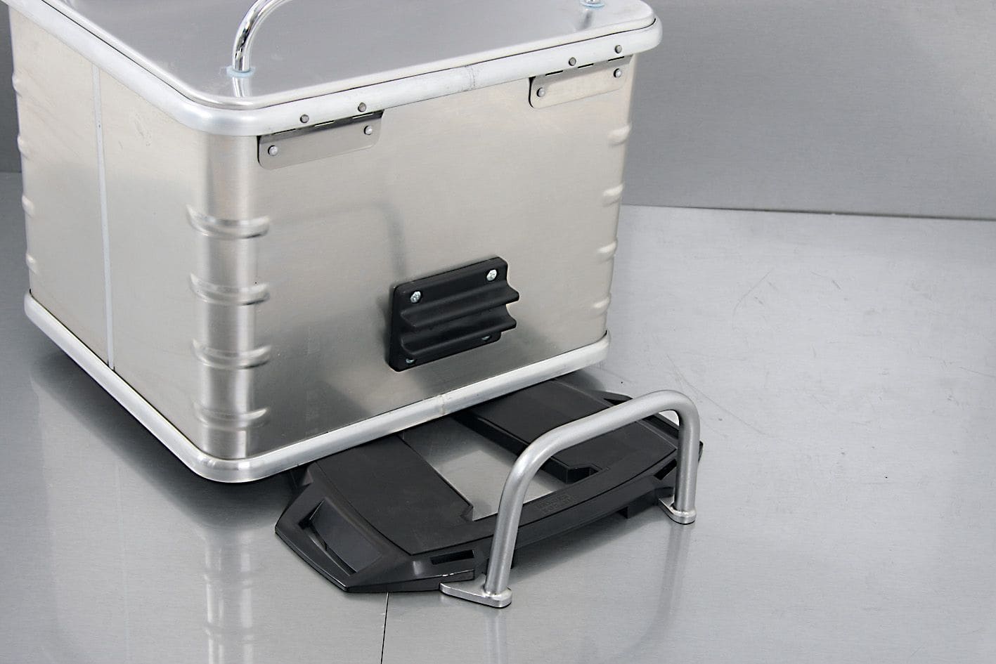 Topcasebügel silber für Alurack Hepco & Becker