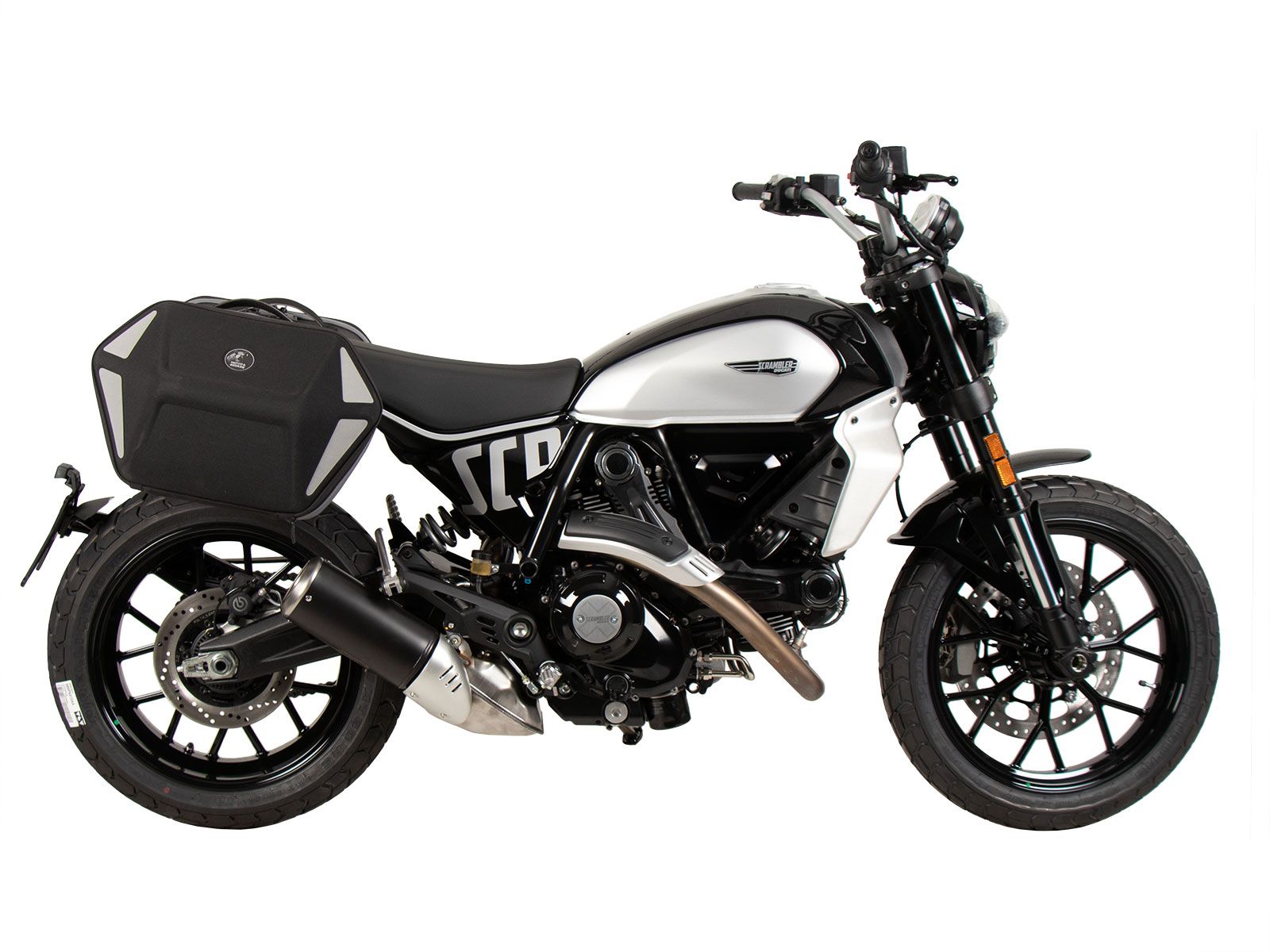 C-Bow Seitenträger schwarz für Ducati Scrambler 800 Icon (23-) Hepco & Becker