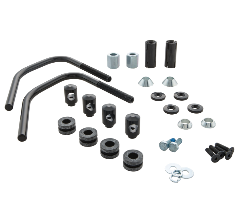 Montagematerial Flyscreen für Vespa Sprint 50-150ccm 2T/​4T, schwarz