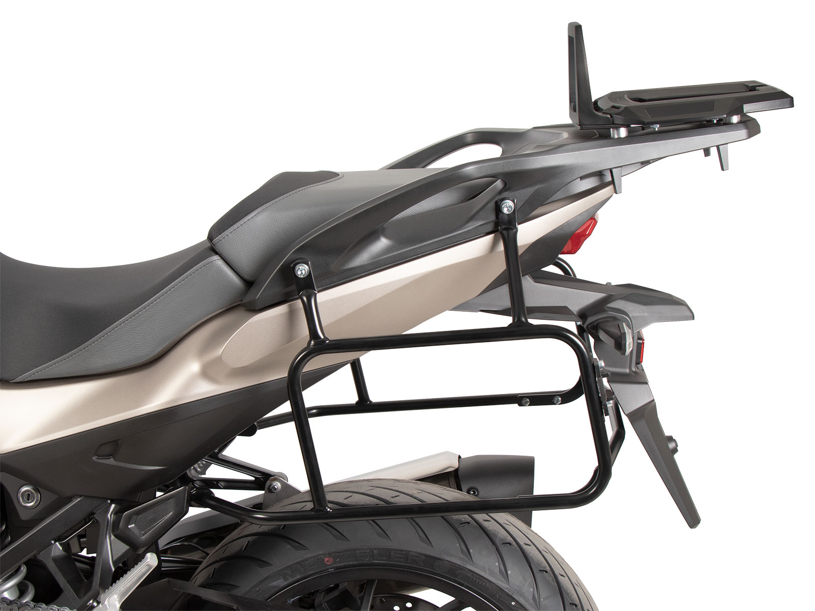 Seitenkofferträger festverschraubt schwarz für Honda NT 1100 / DCT / ES (25-) Original Hepco & Becke