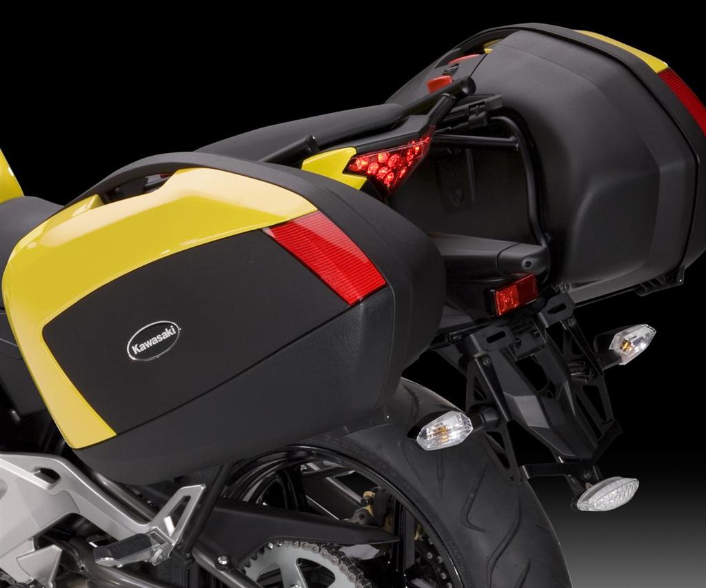 Pannier covers (53Q) Urban City White ER-6n 2016 Original Kawasaki