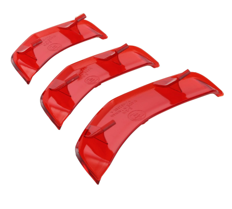 Kaskadeneinsatz für Vespa GTS/​GTS Super/​GTV HPE 125-300ccm ('19-22), rot  transparent