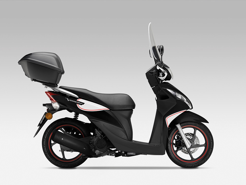 Original Honda Vision50/ Vision110 Aufklebersatz "Sport" inklusive Felgendekor weiß