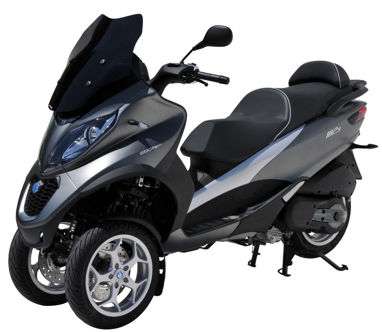 Windschild ERMAX Sport für Piaggio MP3 400 HPE (-22), schwarz