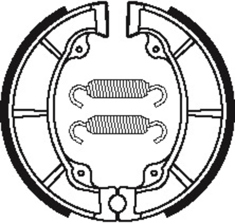 Tecnium Off-Road/ATV Organische Bremsbacken - BA040