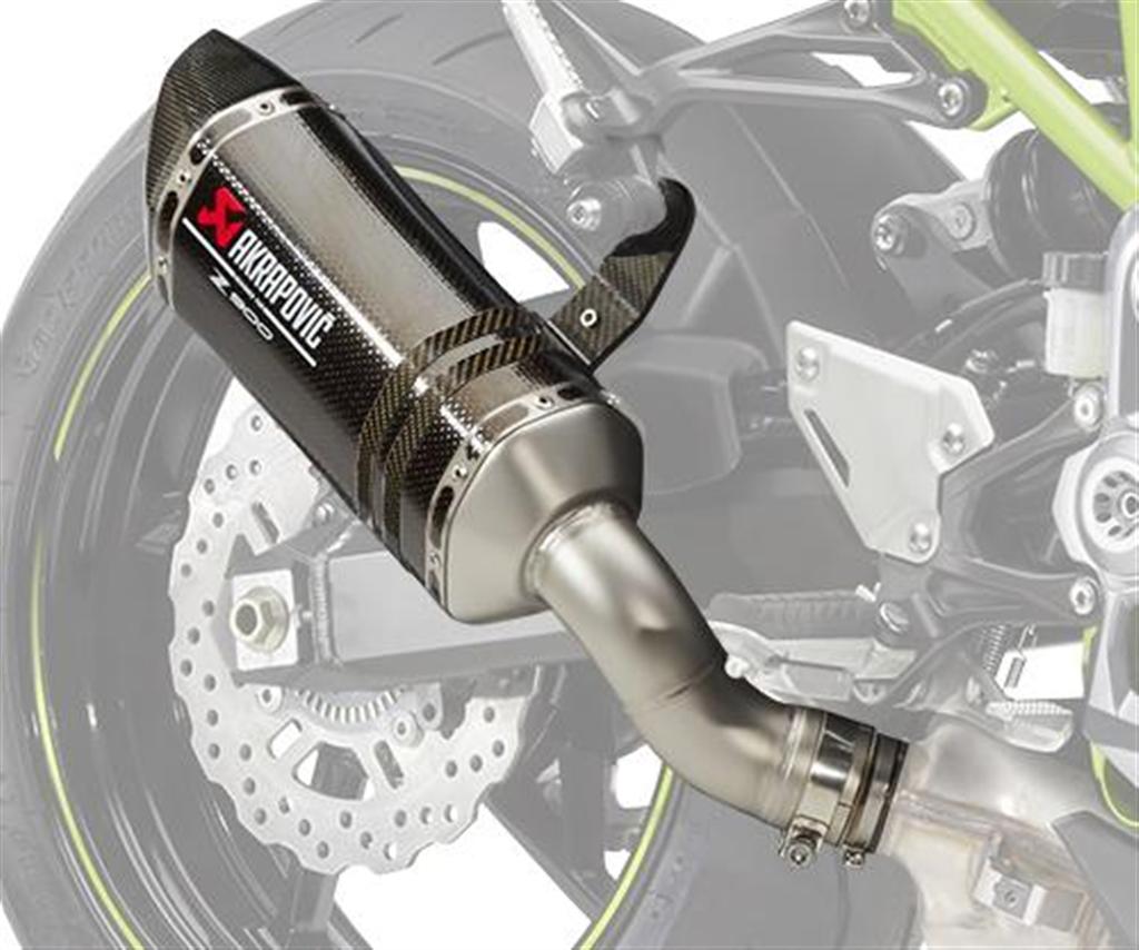 Akrapovic Carbon Sportauspuff für Kawasaki Z 900 70kW A2-Varinte (20-24)