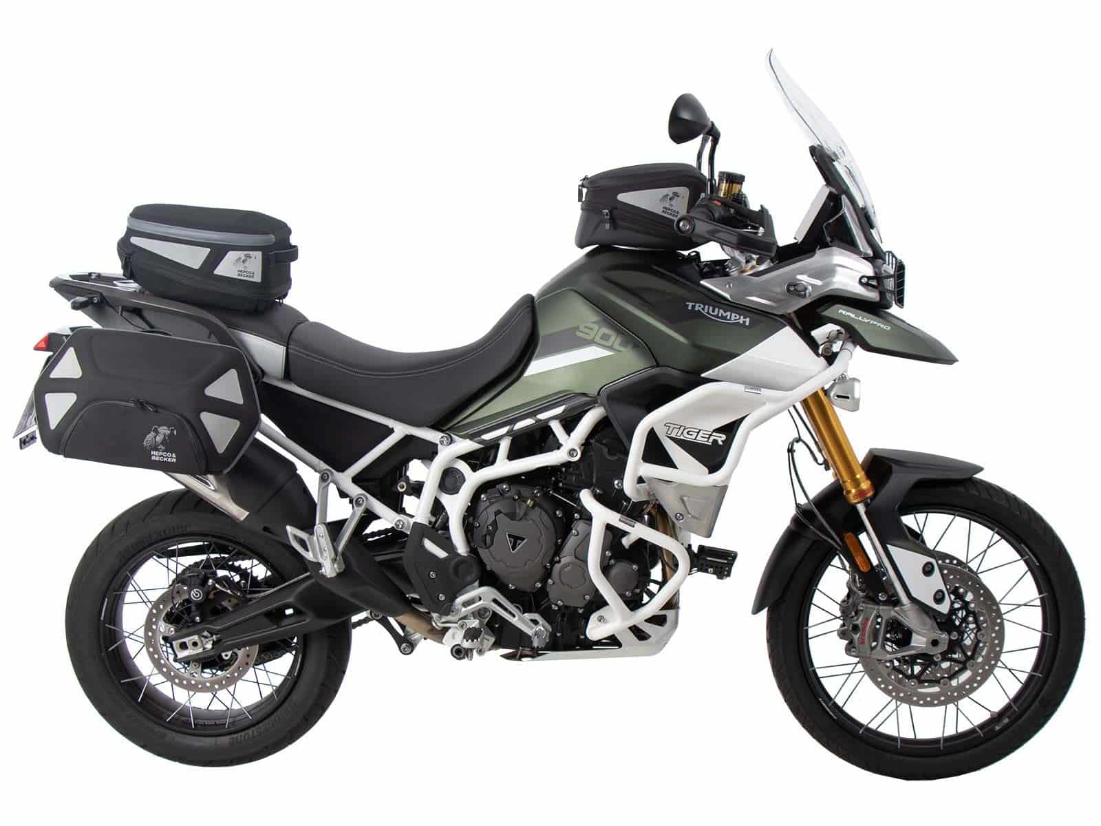 Royster Rearbag Sport Hecktasche schwarz/grau inkl. Basic Befestigung Hepco & Becker