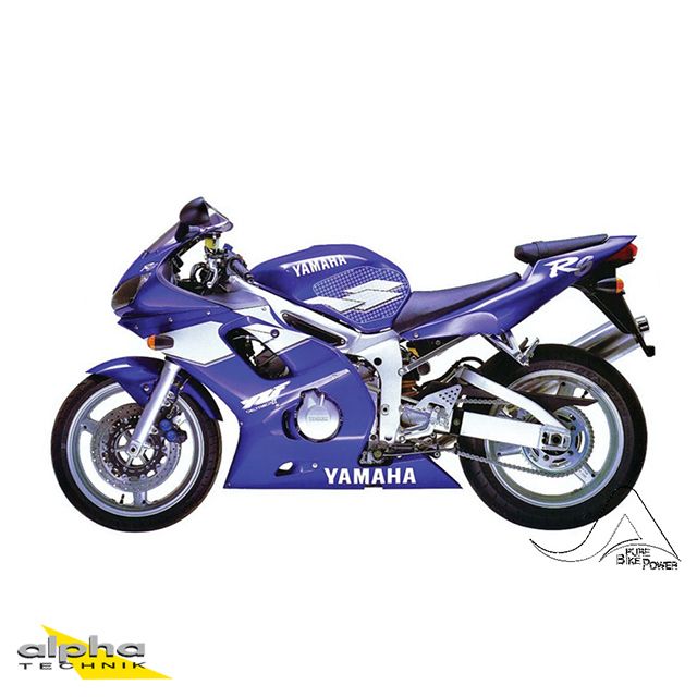 Stompgrip schwarz Volcano für Yamaha YZF-R6 1999-2002