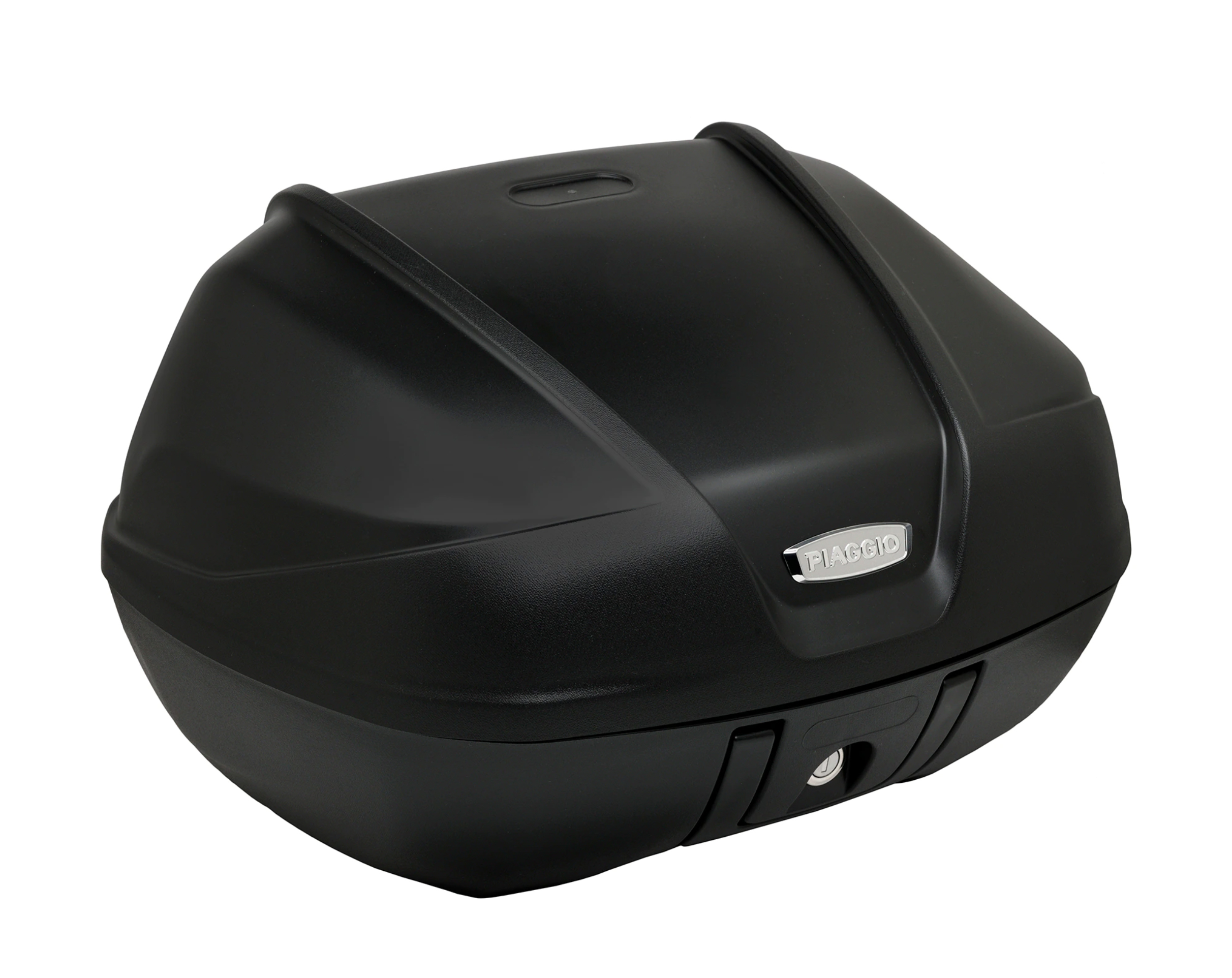 Topcase 37L für Beverly Original Piaggio - NERO CARBONIO (POLICE) 93/B