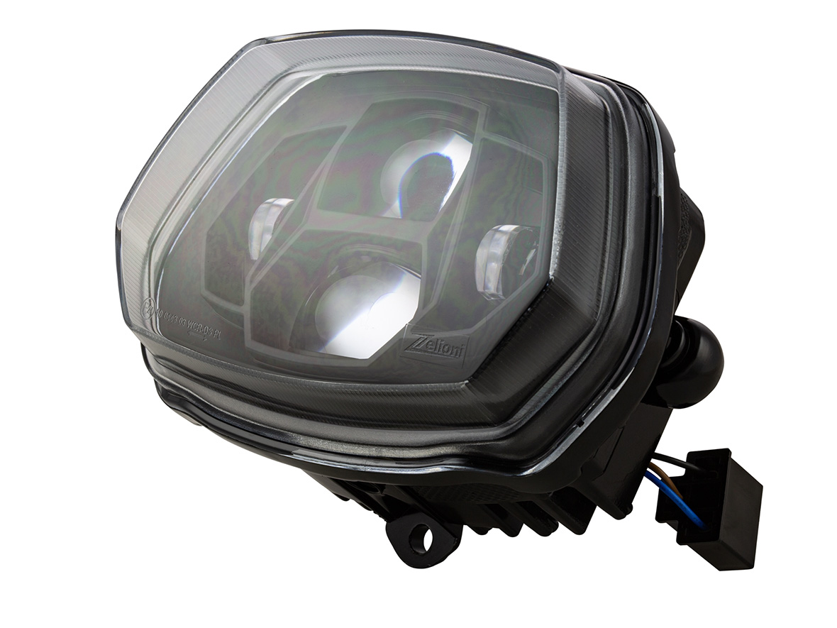 Scheinwerfer LED Zelioni für Vespa Sprint 50-150ccm 2T/​4T ('13-'18) (mit E-Nummer)