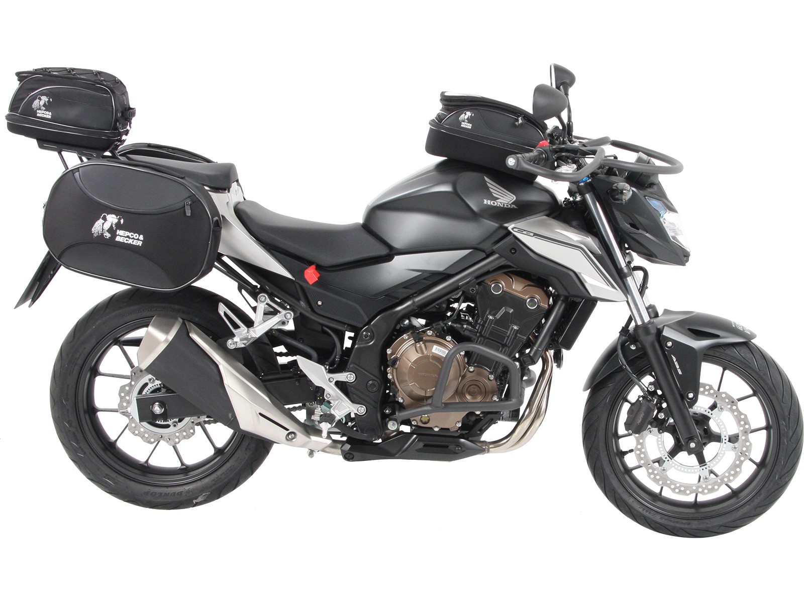 C-Bow Seitenträger anthrazit für Honda CB 500 F (16-18) Hepco & Becker