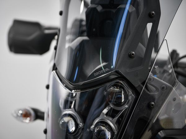 Extra-Hohes Windschild rauchgrau für Yamaha Ténéré 700 (19-24)