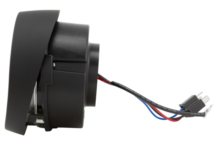 Scheinwerfer LED für Vespa Primavera 50-150ccm 2T/​4T (-'18), schwarz matt