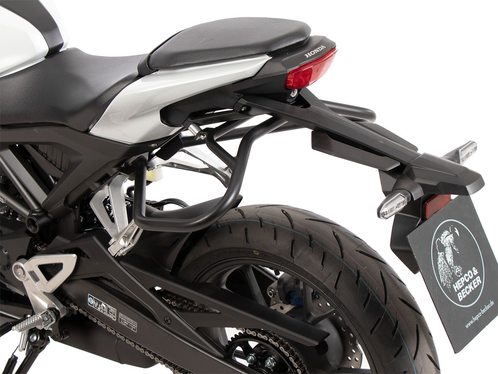 Heckschutzbügel schwarz für Honda CB 125 R (18-24) Hepco & Becker