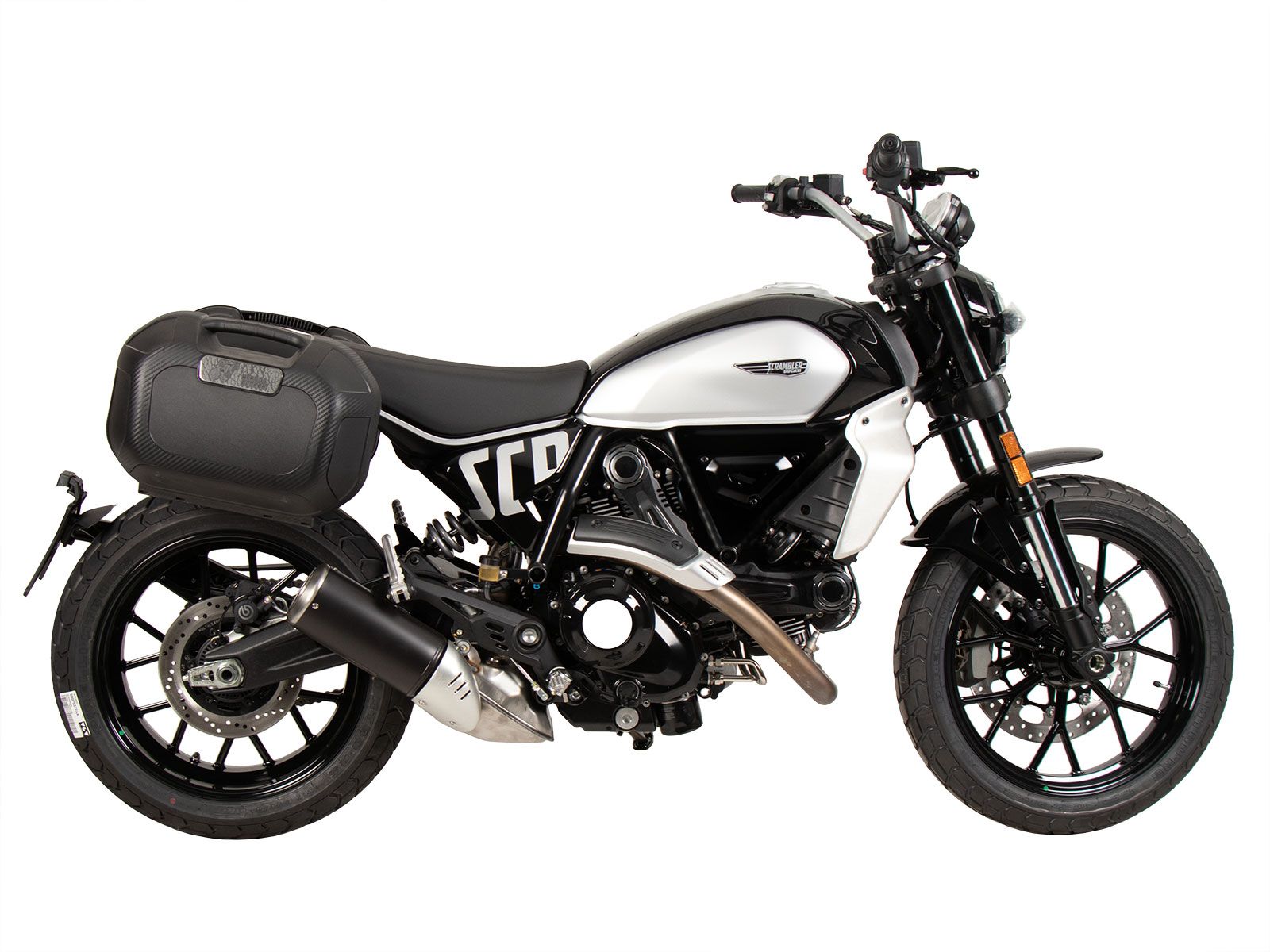 C-Bow Seitenträger schwarz für Ducati Scrambler 800 Icon (23-) Hepco & Becker
