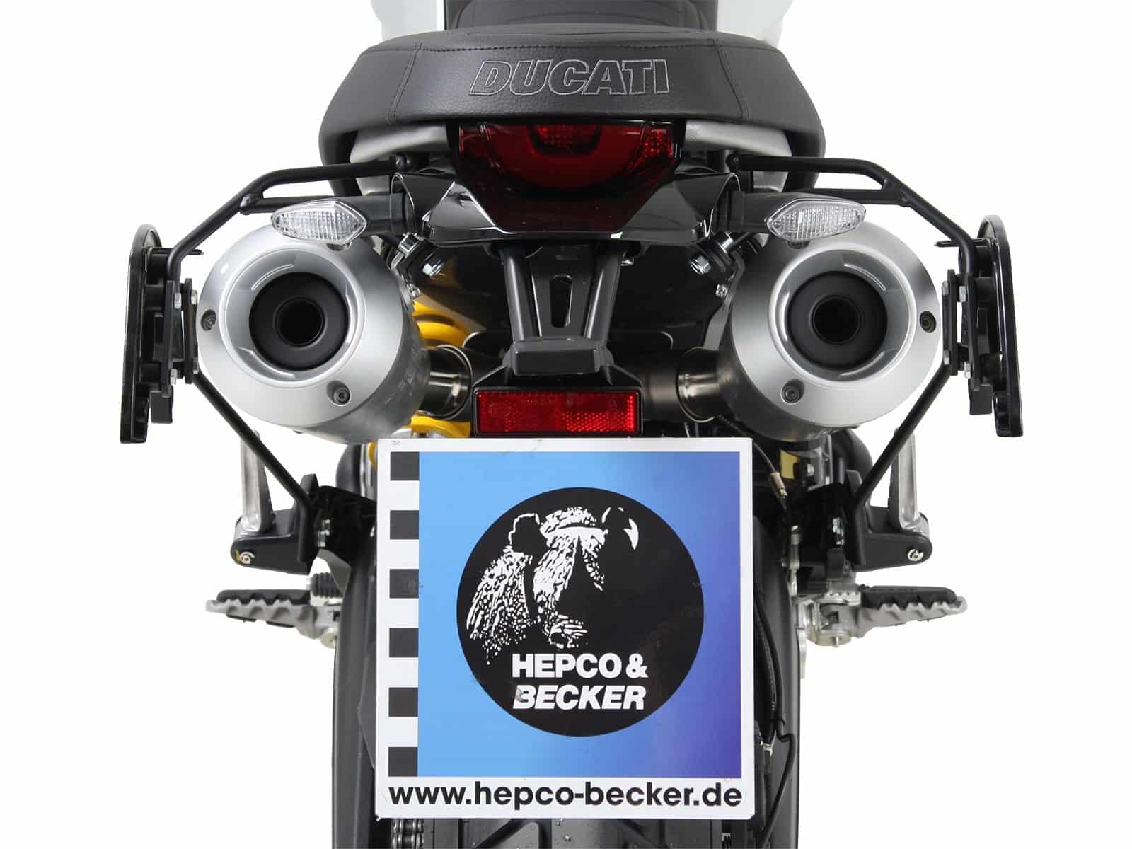 C-Bow Seitenträger schwarz für Ducati Scrambler 1100 /Special /Sport (18-20) Hepco & Becker