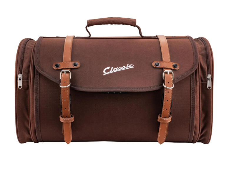 Tasche "Classic" groß für Vespa, Nylon, tobacco braun