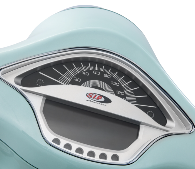 Drehzahlmesser/Tacho für Vespa Primavera/​Sprint 50-150ccm 2T/​4T AC, silber