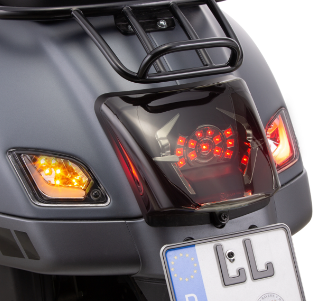 Blinker Kit vorne & hinten für Vespa GTS/​GTS Super/​GTV/​GT 60/​GT/​GT L ('03-'13), klar