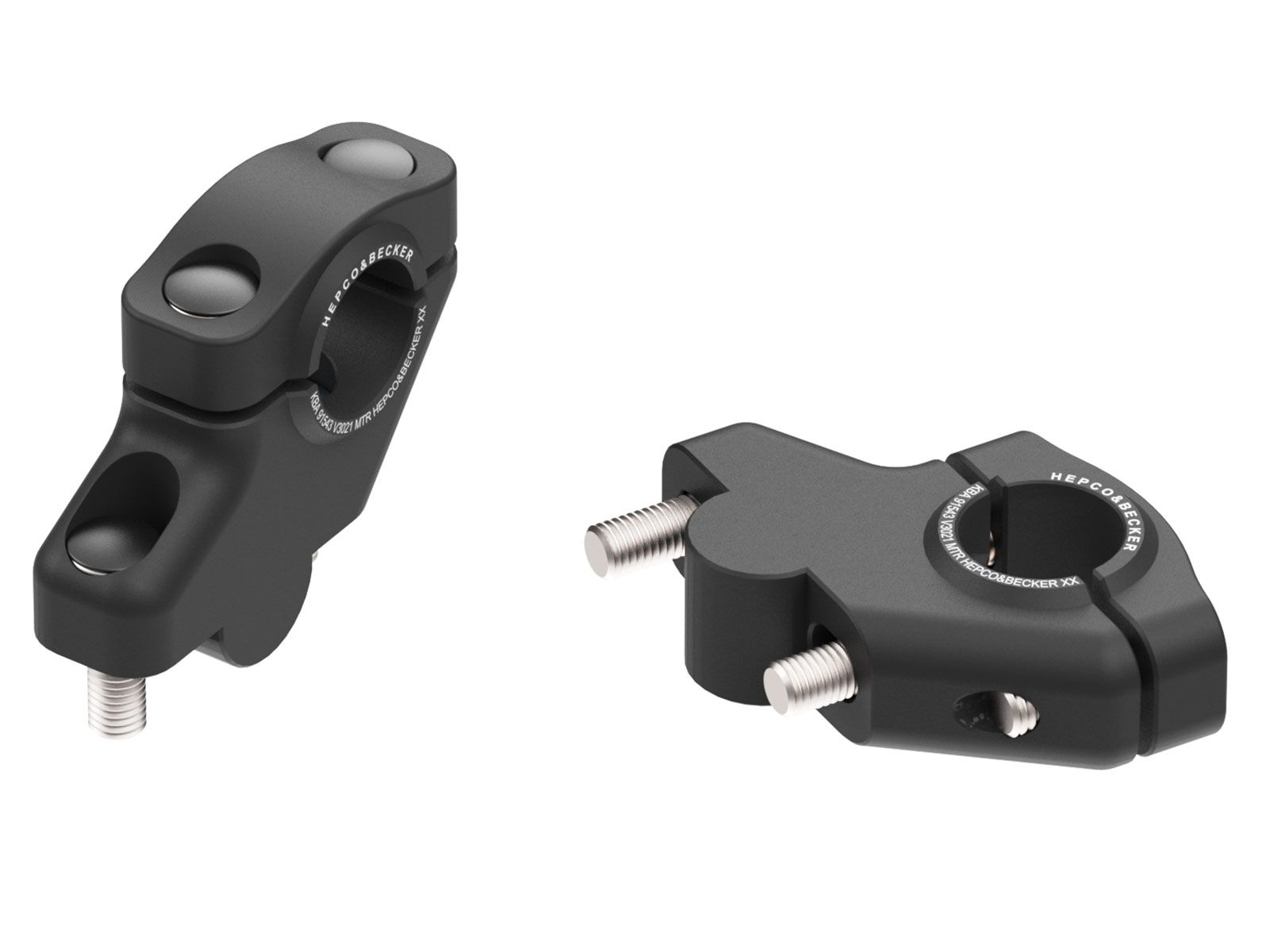 Lenkererhöhung H=30 mm mit Versatz 21 mm zurück für Honda CB 900 Hornet (02-05) Hepco & Becker