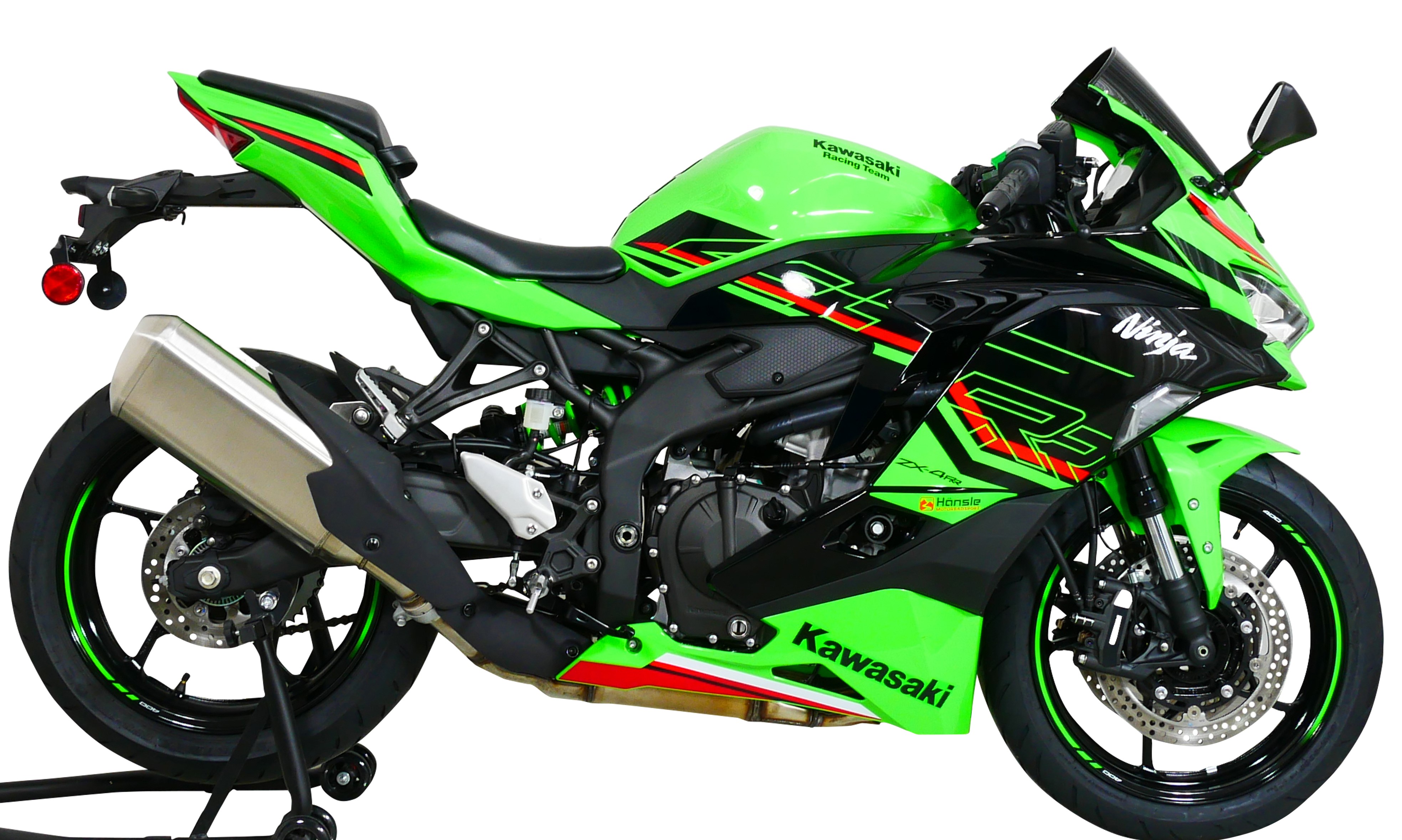 MRA Racingscheibe "R" schwarz für Kawasaki ZX-4 R / ZX- 4 RR (24-)